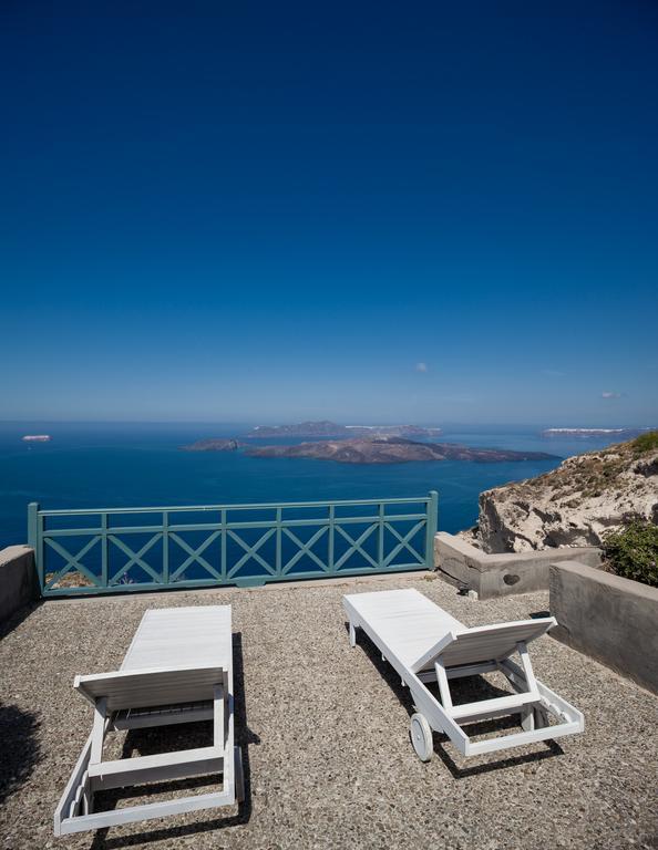 Aegagros Caldera Houses Megalochori  Bagian luar foto
