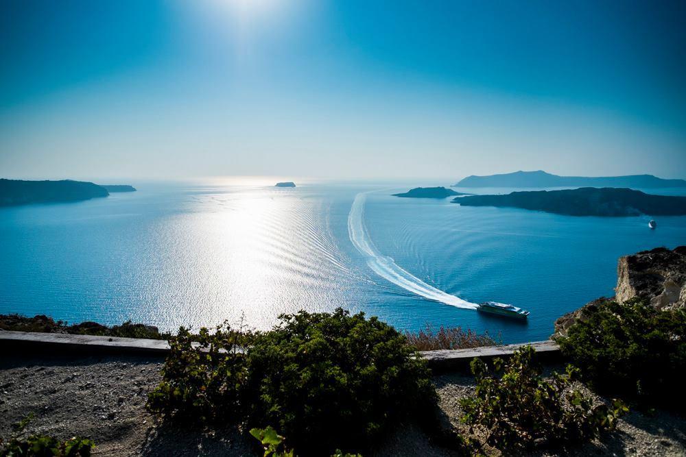 Aegagros Caldera Houses Megalochori  Bagian luar foto