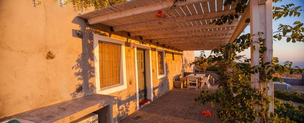 Aegagros Caldera Houses Megalochori  Bagian luar foto