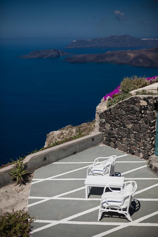 Aegagros Caldera Houses Megalochori  Bagian luar foto