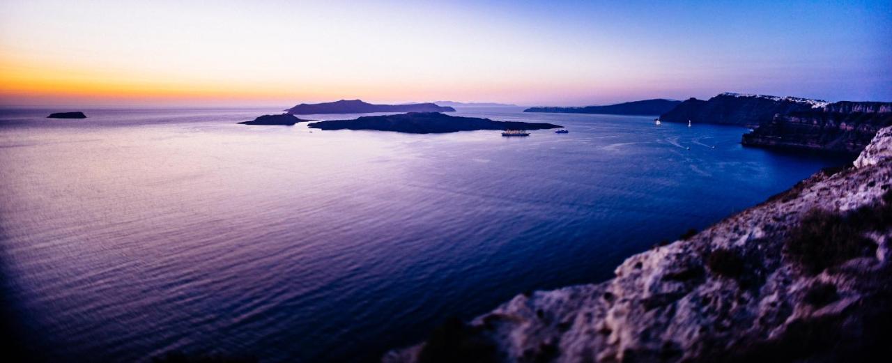 Aegagros Caldera Houses Megalochori  Bagian luar foto